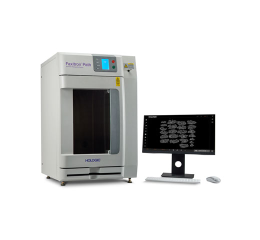 Hologic Faxitron® Path+ specimenradiografiesysteem op witte achtergrond