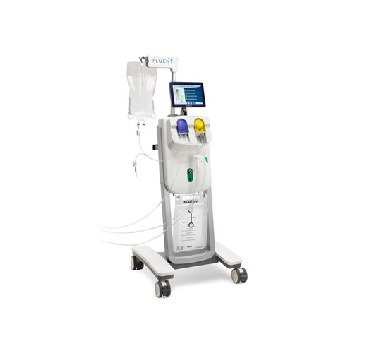 Fluent® Fluid Management systeem op witte achtergrond