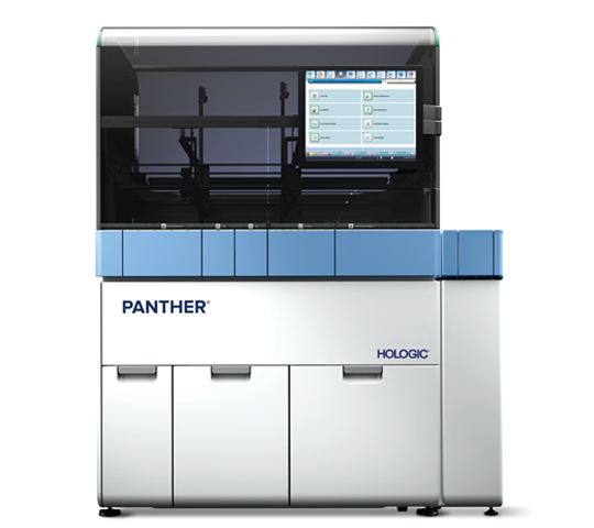 Hologic Panther® Plus op een witte achtergrond
