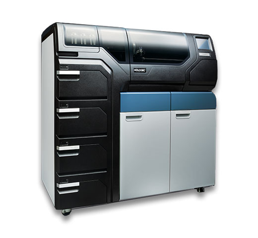 Hologic ThinPrep® 5000 processor autoloader op een witte achtergrond