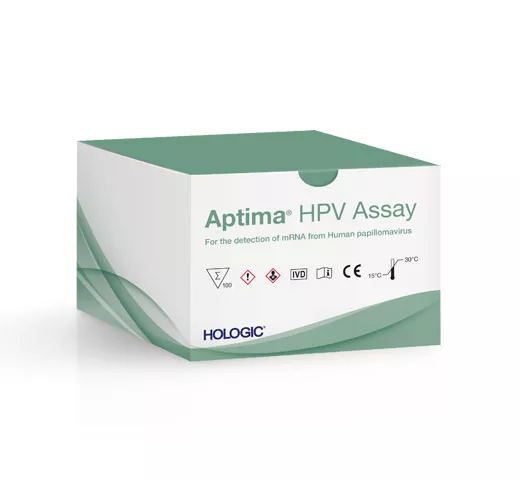 Aptima® HPV assay op witte achtergrond