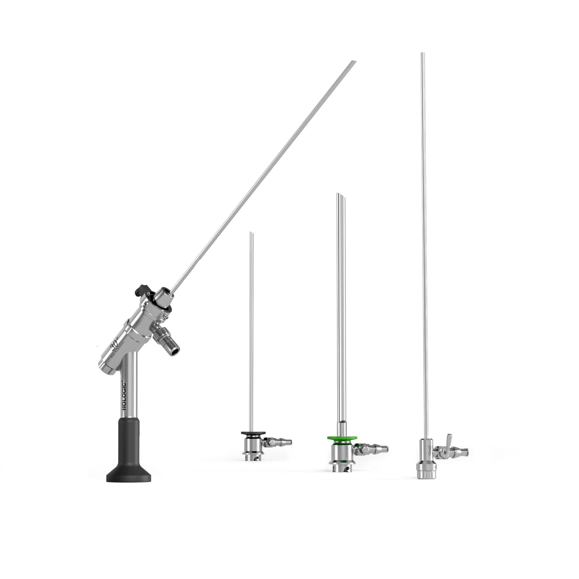 Handleiding MyoSure XL device voor weefselverwijdering op een witte achtergrond