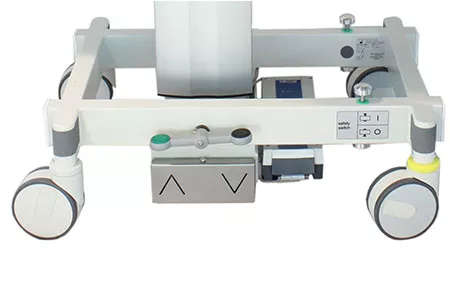 4 robuuste dubbele zwenkwielen aan medische stoel