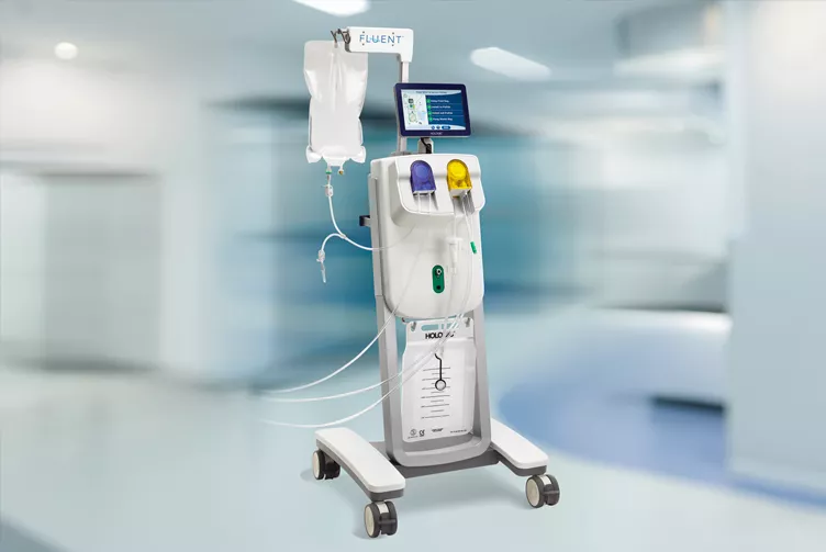 Fluent® Fluid Management systeem in ziekenhuissetting