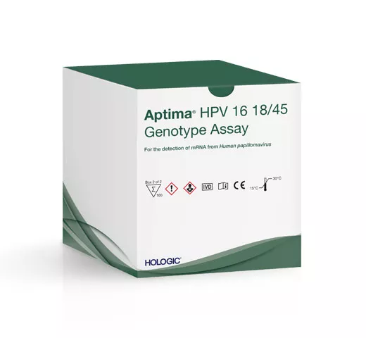 Aptima® HPV-genotyperingsassay op witte achtergrond