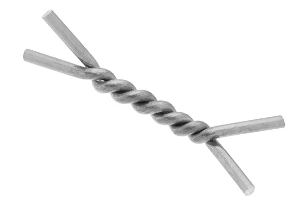 Biopsieplaatsmarkering op witte achtergrond