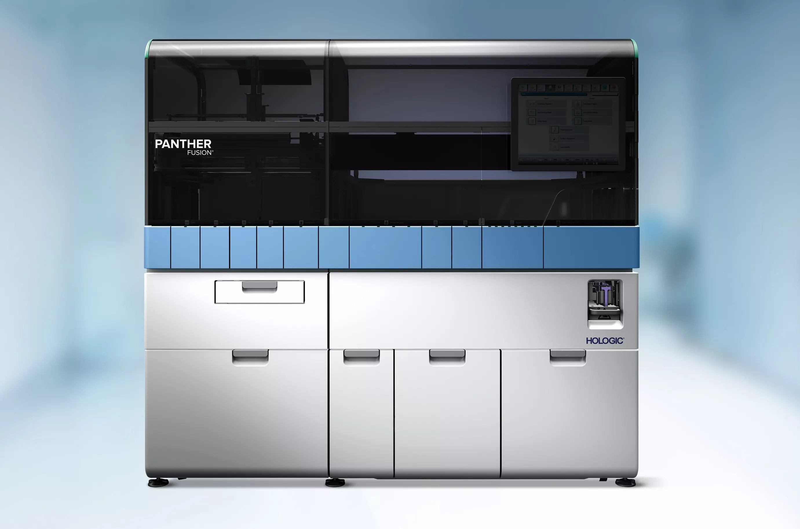 Afbeelding van Panther Fusion in laboratoriumomgeving.