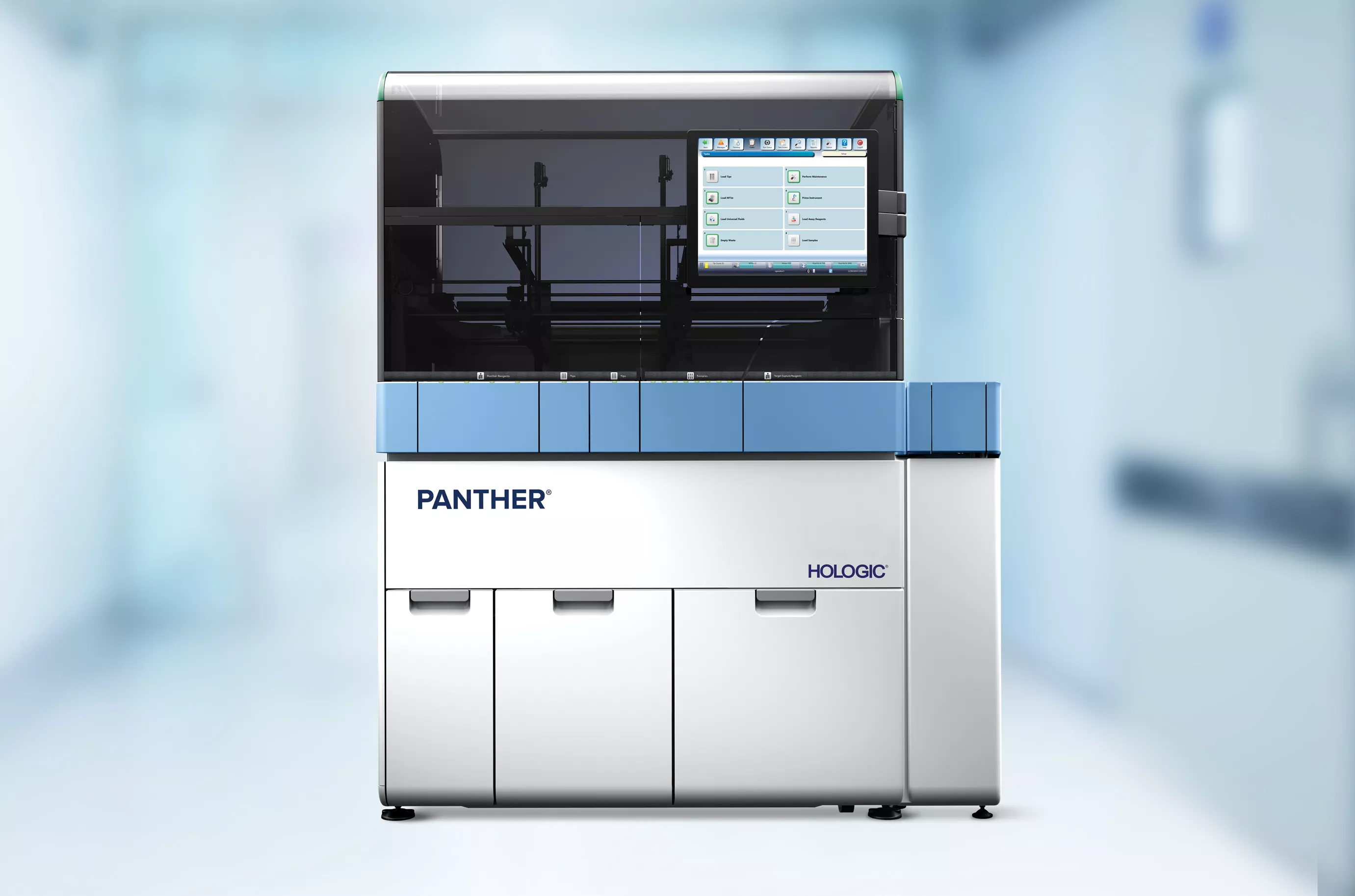 Afbeelding van Panther Plus in laboratoriumomgeving.