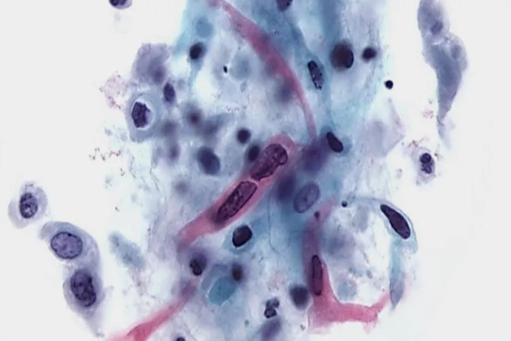 Plaveiselcelcarcinoom op Pap-testscan