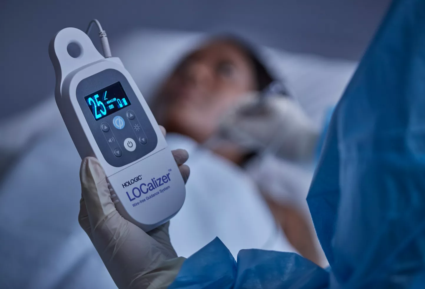 Medisch specialist werkt met LOCalizer