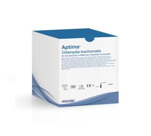 Aptima® Chlamydia trachomatis assay op een witte achtergrond